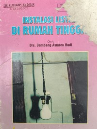INSTALASI LISTRIK DI RUMAH TINGGAL