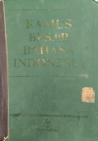 KAMUS BESAR BAHASA INDONESIA