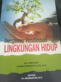 Image of Pengantar Pendidikan Lingkungan Hidup